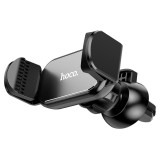 Suport Auto Telefon Hoco CA108, Prindere Grila Ventilatie, Rotire 360&deg;, Universal 4.5-7 inch, ABS+Aluminiu, Negru