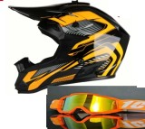 Cumpara ieftin Casca Moto Atv Cross Enduro Downhill + Ochelari 100% ,marimi disponibile S,M si L