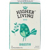 Ceai Higher Living Incantare pentru Digestie, 15 plicuri, Bio, Ingrediente Naturale pentru Digestie Usoara