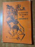 Revista de pedagogie-activitati metodice in gradinita din anul 1980