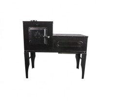 Soba Cizma L Lemne Spor Plita Cuptor Ler Masina Gatit Neagra Bucatarie 7kW Evacuare STANGA + LIVRARE GRATUITA