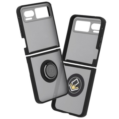 Husa pentru Motorola Razr 40 - Techsuit Glinth - Black foto