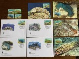 BIT - serie 4 timbre MNH, 4 FDC, 4 maxime, fauna wwf