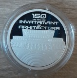 Cumpara ieftin BNR 10 lei 2014 - uncie argint - 150 de ani de Invatamant de Arhitectura