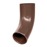 Cot evacuare burlan pentru sistem pluvial, Bilka, metalic, maro (RAL 8017), lucios, D 100 x 0.6 mm