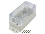 Carcasă universală KRADEX ZP120.60.60UJPH - IP65, ABS, gri deschis