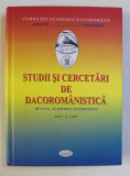 STUDII SI CERCETARI DE DACOROMANISTICA - REVISTA ANUALA A ACADEMIEI ROMANE ANUL 1 NR. 1 , 2011