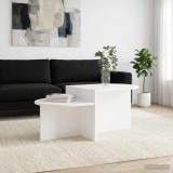 vidaXL Masă de cafea Alb 100 x 50 x 40 cm Lemn prelucrat 8001046