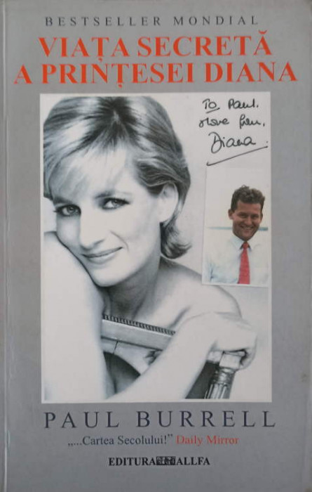 VIATA SECRETA A PRINTESEI DIANA-PAUL BURRELL