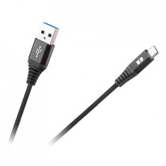 CABLU USB-MICRO USB 0.5 REBEL NEGRU