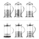 Infuzor ceai /cafea 350 ml, sticla/inox,