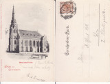 Cernauti ( Bucovina )-Biserica catolica- clasica, rara, edit. Leon Konig, Circulata, Printata