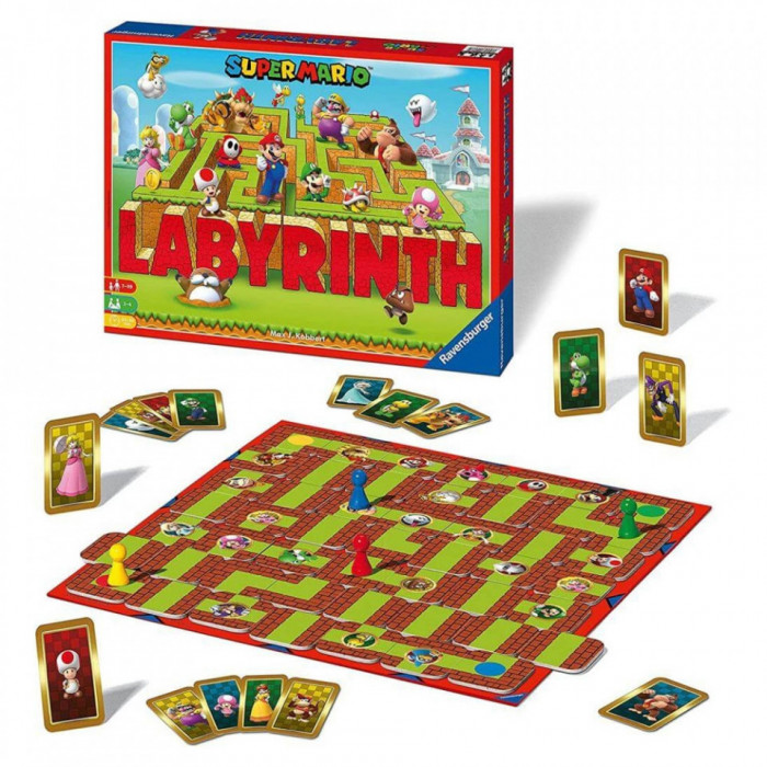 Labyrinth Super Mario, multilingv, 7+ ani