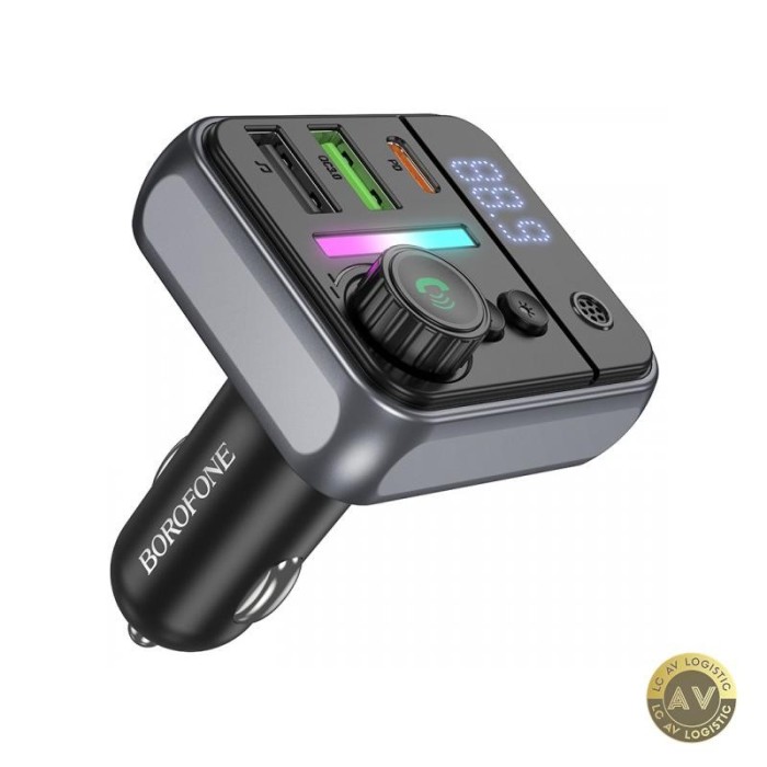 Modulator FM Bluetooth Borofone BC50 Ascenso 2 x USB-A - 1 x USB-C