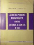 EXERCITII SI PROBLEME DE MATEMATICA PENTRU CONCURSUL DE ADMITERE IN LICEE-IOAN ST. MUSAT, C. IONESCU-TIU