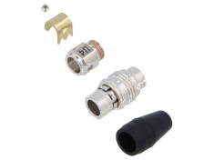 Conector circular HR25 PIN 6 mufă pe cablu mamă