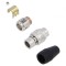 Conector circular HR25 PIN 6 mufă pe cablu mamă