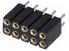 Conector 10 pini, seria {{Serie conector}}, pas pini 2.54mm, CONNFLY - DS1002-03-2*5131
