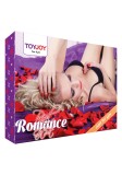 Set Cadou Romantic Rosu Justforme: Mansete, Vibrator, Ou Vibrator, Tickler Pene, Masca Ochi, Inel Vibrator, Lumanare Masaj, Lubrifiant, Petale