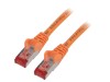 Cablu Patch Cord Ethernet Goobay Cat 6 S/FTP LSZH, 5m, Portocaliu, Cupru, Litat, 28AWG, RJ45