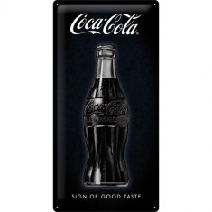 Placa metalica - Coca-Cola - Sign Of Good Taste - 25x50 cm foto