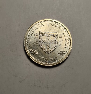 Portugalia 10 Escudos 1960 UNC Piesa Superba foto