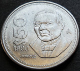 Cumpara ieftin Moneda exotica 50 PESOS - MEXIC, anul 1990 * cod 4076 = A.UNC, America Centrala si de Sud