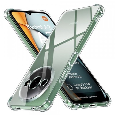 Husa pentru Xiaomi Redmi A3x / A3, Techsuit, Shockproof Clear, Transparenta foto