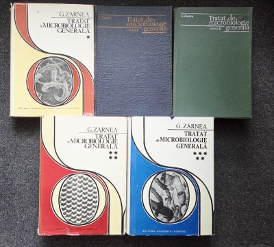 TRATAT DE MICROBIOLOGIE GENERALA - Zarnea (5 volume - complet) foto