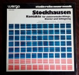 DISC LP WERGO: KARLHEINZ STOCKHAUSEN - KONTAKTE (w.DAVID TUDOR&amp;CHRISTOPH CASKEL), Clasica