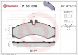 Set placute frana BREMBO P50028