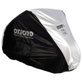 Husa motocicleta OXFORD AQUATEX CC1 culoare argintiu, marime M - doua biciclete