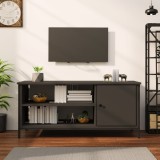 vidaXL Comodă TV, negru, 100x40x45 cm, lemn prelucrat