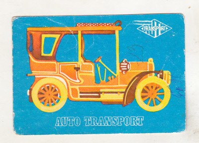 bnk cld Calendar de buzunar 1983 Auto Transport foto