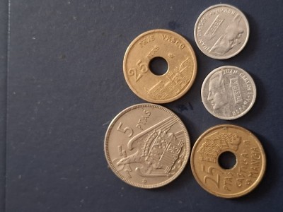 Lot monede spania foto