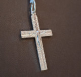 Cruce mare clasica din argint 925 - 5 cm, SaraTremo