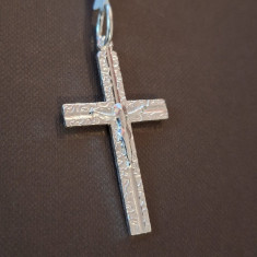 Cruce mare clasica din argint 925 - 5 cm
