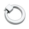 Buton mobila metal cromat cu inel R2570. Feronerie mobilier, diametru 20 mm, finisaj lucios. Garantie 24 luni.