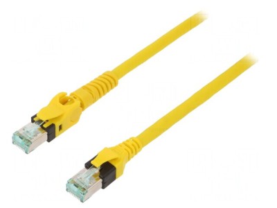 Patch cord S/FTP Cat6a PUR galben 5m foto