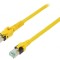 Patch cord S/FTP Cat6a PUR galben 5m
