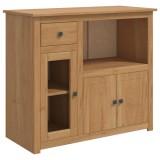 VidaXL Comoda pentru cuptor cu microunde cu ușă PANAMA Ceară de Miere 42033388