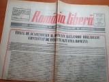 ziarul romania libera 29 martie 1991