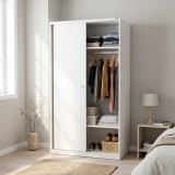 Dulap Haine Adore Slide Compact, 2 usi glisante, 94x182x52 cm