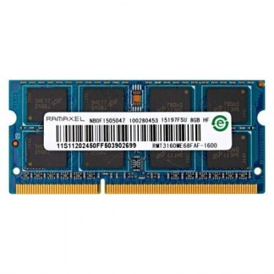 Memorie laptop RAMAXEL, 8GB, DDR3, 1600Mhz, RMT3160ME68FAF-1600 foto