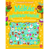A Mikul&aacute;s &eacute;s man&oacute;i - M&oacute;k&aacute;s r&eacute;nszarvasok - Pufi matric&aacute;s foglalkoztat&oacute;k&ouml;nyv
