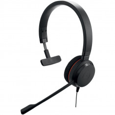 Casti Jabra Evolve 20 MS Mono, telecomanda pe fir, USB