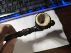 Pipa vintage din abanos
