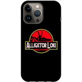 Husa compatibila cu Apple iPhone 14 Pro Max model Alligator Loki, Silicon, TPU, Viceversa, Transparent, Carcasa