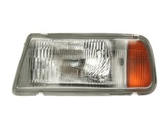 Far Suzuki Vitara 07.1988-03.1998 DEPO partea Stanga, tip bec H4, reglaj manual, cu semnalizator orange foto