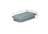 Filtru aer Daihatsu Charade Viii; Subaru Trezia; Toyota Urban Cruiser, Verso S, Yaris, Yaris Verso Motor 1.3, 1.3, 1.3, 250x120x52mm, OE 1770021050, Mahle